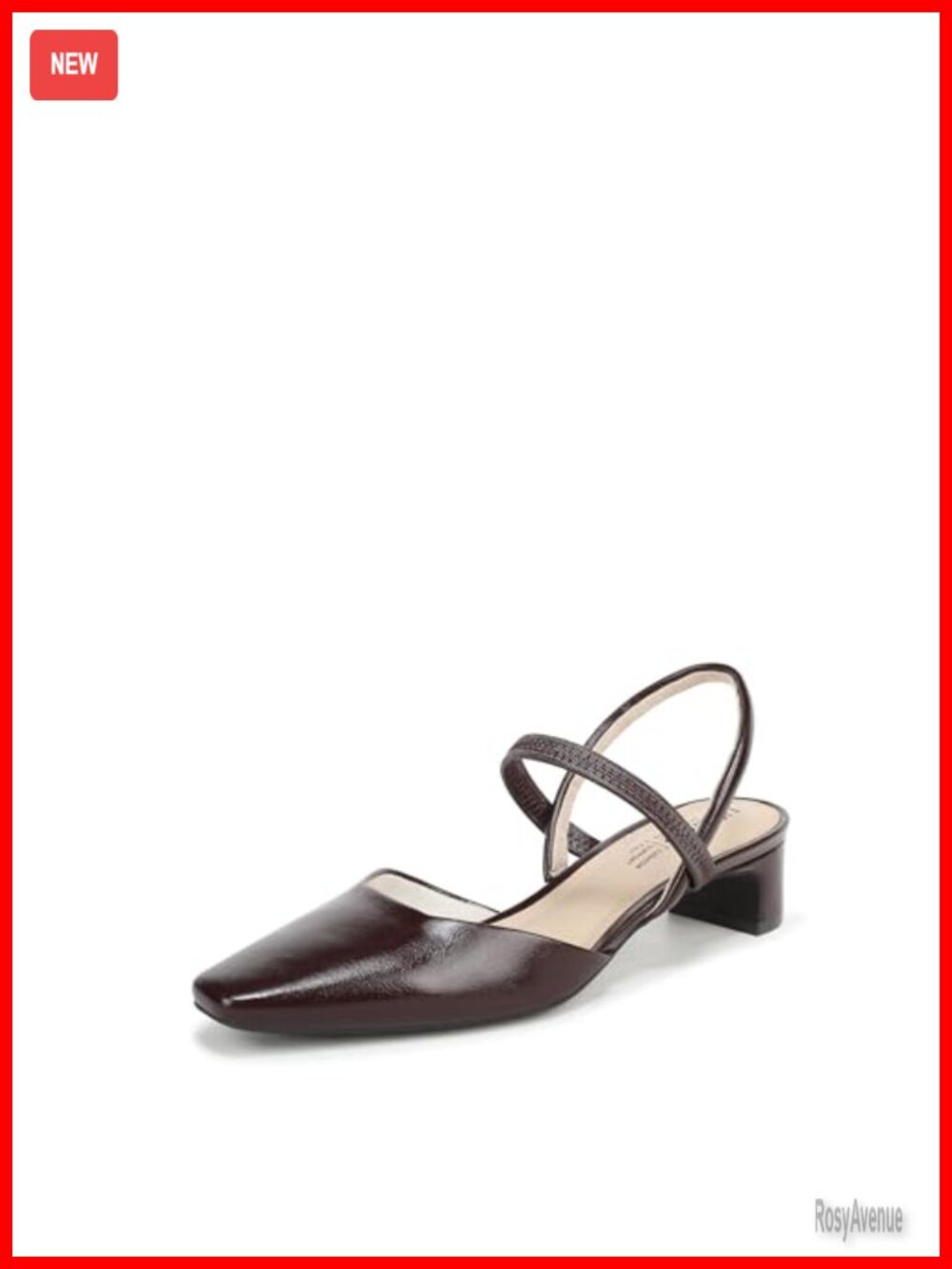 Slingback Kitten Heel Pump with Soft System Comfort and Block Heel